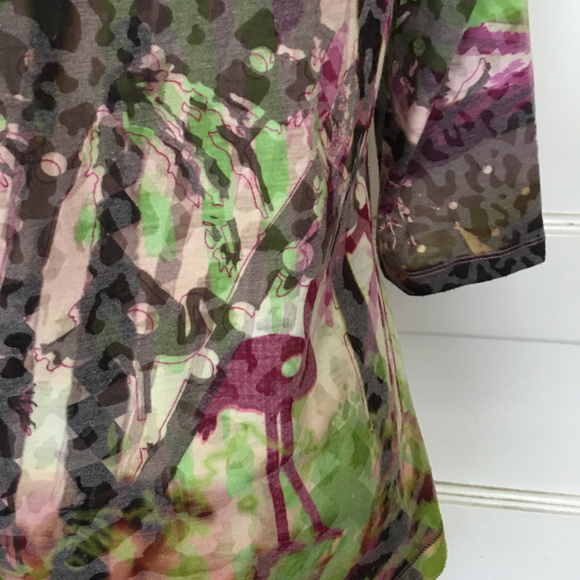 Laurel by Escada animalprint Swarovski NWOT - Picture 5 of 8